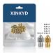 3D printer nozzle nozzle 14 piece brass + stainless steel steel, 0.2mm,0.3mm,0.4mm,0.5mm,0.6mm printer nozzle kit, interchangeable Creality CR-10 All Metal Hoten