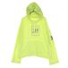  прекрасный товар GAP Gap Logo принт длинный рукав neon цвет большой размер тренировочный Parker M свет желтый женский б/у одежда б/у 