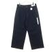  не использовался GU GU хлопок широкий tuck Denim брюки XXL темно-синий большой размер женский б/у одежда б/у 