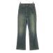 EDWIN Edwin flair Denim брюки M оттенок голубого женский б/у одежда б/у 