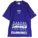  прекрасный товар adidas Adidas жираф KIRIN двусторонний принт футбол короткий рукав футболка L голубой Япония представитель мужской б/у одежда б/у 