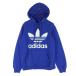 adidas Adidas to зеркальный . il Logo длинный рукав Parker XS голубой женский б/у одежда б/у 