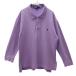 RALPH LAUREN Ralph Lauren Logo вышивка рубашка-поло с длинным рукавом L лиловый мужской б/у одежда б/у 