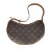 ** LOUIS VUITTON Louis Vuitton монограмма небольшая сумочка * черный wa солнечный M51510 сумка на плечо ручная сумочка заметная царапина . загрязнения нет 