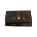 ** LOUIS VUITTON Louis Vuitton монограмма myurutikre6 6 полосный чехол для ключей M62630 Brown царапина . загрязнения есть 