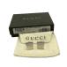 GUCCI Gucci мужской квадратное запонки SILVER925 немного царапина . загрязнения есть 