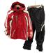 PHENIX Phoenix Kids мужчина лыжи одежда комбинезон верх и низ в комплекте SIZE 160cm красный × белый немного царапина . загрязнения есть 