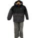 Columbia Colombia Kids мужчина лыжи одежда комбинезон SIZE 130cm черный × серый немного царапина . загрязнения есть 