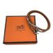 HERMES Hermes браслет кожа Brown немного царапина . загрязнения есть 
