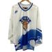 NIKE Nike Финляндия представитель хоккей VIntage игра рубашка SIZE L белый немного царапина . загрязнения есть 
