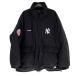 ## Perushu×MLBpe Roo shu с хлопком нейлон жакет PE333008BW черный L размер немного царапина . загрязнения есть 
