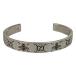 ## GUCCI Gucci браслет браслет размер 18 GG& Be пчела 728296 J8400 0728 серебряный царапина . загрязнения есть 