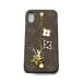 ** LOUIS VUITTON Louis Vuitton монограмма M63899 iPhone кейс мобильный кейс X/Xs Brown немного царапина . загрязнения есть 