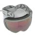 ** OAKLEY дуб li полет Pas L защитные очки Matte Grey x Prizm Rose заметная царапина . загрязнения нет 