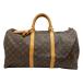 ** LOUIS VUITTON Louis Vuitton монограмма ключ poru60 сумка сумка "Boston bag" M41422 Brown немного царапина . загрязнения есть 