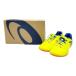 ** asics Asics футзал обувь 27cm тренировка обувь футбол желтый x голубой немного царапина . загрязнения есть 
