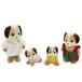  Sylvanian Families Beagle Family 4 body комплект кукла фигурка немного царапина . загрязнения есть 