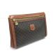 CELINE Celine клатч Macadam рисунок Brown в целом состояние . плохой 