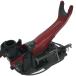 VV DAIWA Daiwa держатель для удочки держатель скорость .160CH-E корпус только красный x черный царапина . загрязнения есть 