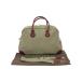 CELINE Celine женский Old Celine Macadam PVC× кожа сумка "Boston bag" 2WAY CE00/14 хаки немного царапина . загрязнения есть 