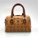 00 MCM M si- M Visee tos Mini сумка "Boston bag" 2WAY сумка Brown царапина . загрязнения есть 