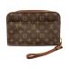 LOUIS VUITTON Louis Vuitton монограмма oruse- ручная сумочка M51790 Brown немного царапина . загрязнения есть 