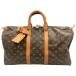 00 LOUIS VUITTON Louis Vuitton монограмма ключ poru частота lie-ru45 сумка "Boston bag" M41418 Brown царапина . загрязнения есть 