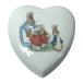 00 Wedgwood Wedgwood Peter Rabbit Heart бардачок белый немного царапина . загрязнения есть 