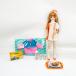 TAKARATOMY Takara Tommy Licca-chan кукла корпус ошибка do костюм &amp; мелкие вещи Licca-chan жребий футболка немного царапина . загрязнения есть 