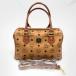 MCM M si- M Visee tos Logo грамм Mini сумка "Boston bag" 8423N Brown немного царапина . загрязнения есть 