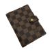 ** LOUIS VUITTON Louis Vuitton Damier Agenda PM R20700 6 дыра тип обложка для записной книжки ткань пакет иметь немного царапина . загрязнения есть 