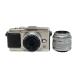 OLYMPUS Olympus PEN E-P3 серебряный twin линзы комплект беззеркальный однообъективный камера руководство пользователя * с зарядным устройством . немного царапина . загрязнения есть 