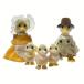 Sylvanian Families UK иностранная версия a Hill Family 5 body комплект немного царапина . загрязнения есть 