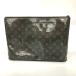 ^^ LOUIS VUITTON Louis Vuitton монограмма Eclipse серый z небольшая сумочка Cosmos клатч M63373 немного царапина . загрязнения есть 