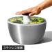 ���T�t�� �I�N�\�[ oxo �T���_�X�s�i�[ ��ؐ��؂�� �X�e�����X �蓮 ��]�� STAINLESS SALAD SPINNER 1071497