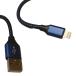 �A�b�v�� USB 100cm �u���[���u���b�N  Lightning ���C�g�j���O �P�[�u��