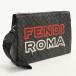  б/у хороший товар FENDI Fendi клатч 7VA564 FF парусина мужской черный 