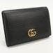 б/у хороший товар GUCCI Gucci футляр для визитных карточек 474748 GGma-monto женский черный 