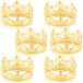  Gold Crown кекс topa- Prince Princess Tiara капкейк topa- Mini Queen Tiara Crown свадьба день рождения деликатный .ke-