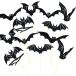  Halloween черный bat капкейк topa- комплект g Ritter bat капкейк topa- pick оборудование орнамент Halloween te- день рождения party baby для душа 48 шт 