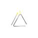 Japu*plus2018 triangle percussion instrument musical performance percussion instruments body . musical instruments presentation for children small small size yellow color triangle music 