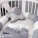  crib guard bed guard baby falling prevention protection cushion bed bumper Dakimakura cushion bedside long cushion part shop decoration baby 