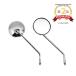  bike mirror plating mirror left / right set 8mm Honda Suzuki regular screw bike mirror all-purpose bike parts center 