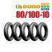  bike tire DURO tire 80/100-10 46J HF261 T/L 5 pcs set bike parts center 