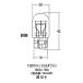 M&amp;Hmatsusima1PWB77WH 12v21/5w T20WB большой двойной белый m&amp;h