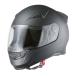  мотоцикл шлем full-face матовый черный M размер обвес симпатичный 