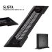 PS4 slim スタンド スリム シンプル デザイン 省 スペース 縦 置き 安定 PlayStation Sony プレステ 4 簡単 取り付け ブラック SLISTA