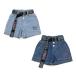 50%OFF　セール　【返品・交換不可】　SISTER JENNI　シスタージェニィ　子供服　19秋冬　ロゴベルト付デニムショートパンツ