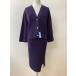 DAMA DAMA темный лиловый вязаный кардиган . юбка комплект юбка талия резина размер верх и низ ..S