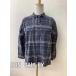 SUN VALLEY sunvalley серый проверка фланель способ ткань рубашка размер M